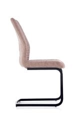 Комплект из 2 стульев Halmar K272, черный/песочный цвет цена и информация | Стулья для кухни и столовой | kaup24.ee