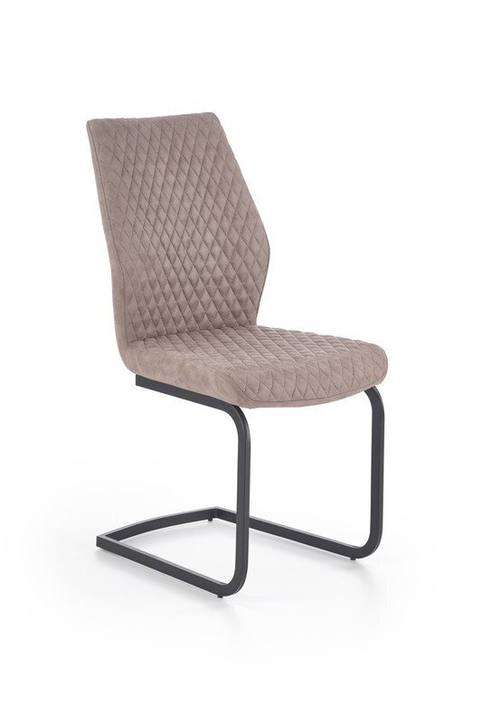 2 tooli komplekt K272, must/beež hind ja info | Söögilaua toolid, köögitoolid | kaup24.ee