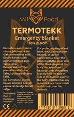 Termotekk (esmaabi-päästetekk), 210x160cm цена и информация | Другой туристический инвентарь | kaup24.ee