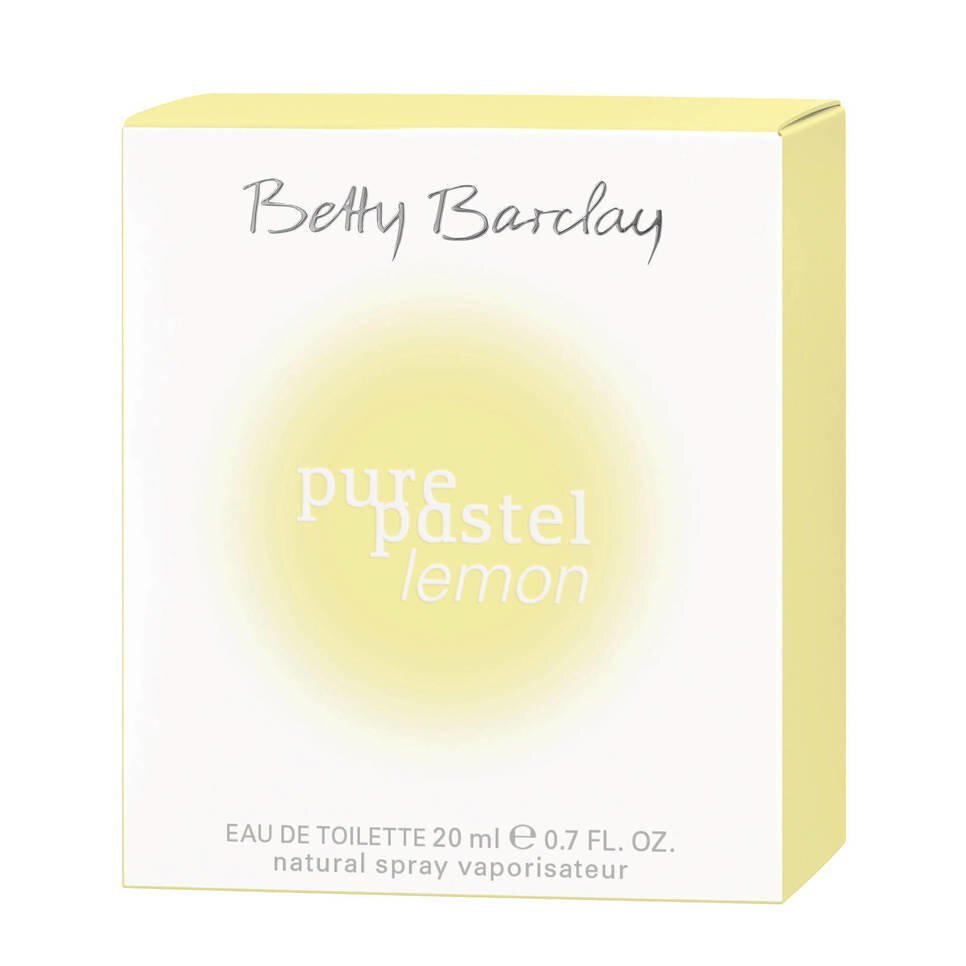 Tualettvesi Betty Barclay Pure Pastel Lemon EDT naistele 20 ml hind ja info | Naiste parfüümid | kaup24.ee