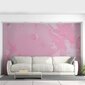 Roosa marmorist pildi seina seinamaaling, värvilise marmori, sisekujunduse efektiga tapeet - 390 x 280 cm цена и информация | Seinakleebised | kaup24.ee