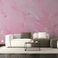 Roosa marmorist pildi seina seinamaaling, värvilise marmori, sisekujunduse efektiga tapeet - 390 x 280 cm hind ja info | Seinakleebised | kaup24.ee