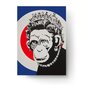 Seinaplakat Banksy Monkey Queen, grafiti sisekujundus – 60 x 43 cm hind ja info | Seinakleebised | kaup24.ee