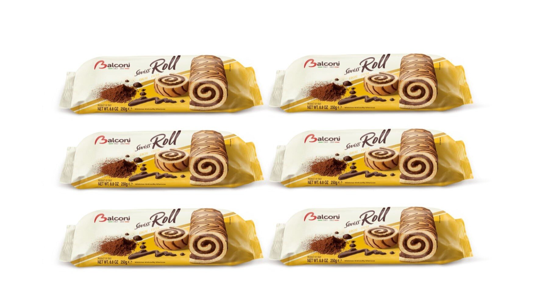 Rulett Balconi kakaokreemiga (25%) 250g x6 цена и информация | Maiustused | kaup24.ee