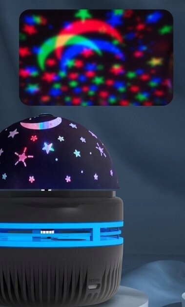 Valgusprojektor Led Mini magic ball, must hind ja info | Lastetoa valgustid | kaup24.ee