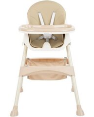 Söötmistool Kikkaboo Brie 2in1, beige hind ja info | Laste söögitoolid | kaup24.ee