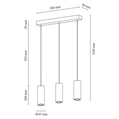 Rippvalgusti Pipe hind ja info | Rippvalgustid | kaup24.ee