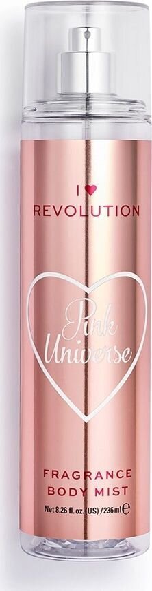 Lõhnastatud kehasprei Makeup Revolution Fragrance Body Mist Pink Universe, 236 ml hind ja info | Lõhnastatud kosmeetika naistele | kaup24.ee