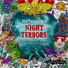 Mythogoria: Night Terrors: A Darkly Beautiful Horror Coloring Book цена и информация | Книжки - раскраски | kaup24.ee