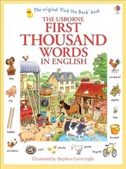 First Thousand Words in English UK ANNIVERSARY hind ja info | Väikelaste raamatud | kaup24.ee