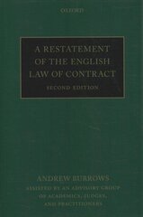 Restatement of the English Law of Contract 2nd Revised edition hind ja info | Majandusalased raamatud | kaup24.ee