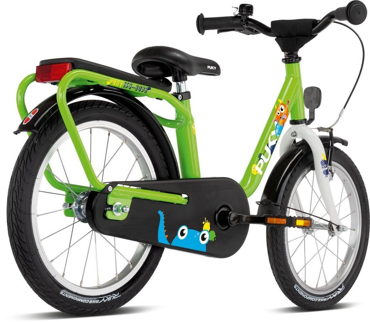 Laste jalgratas Puky Steel 16, roheline цена и информация | Jalgrattad | kaup24.ee