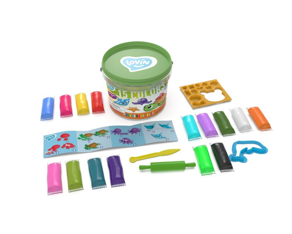 Loominguline komplekt Modelling pusle Play Dough - Sea Life, 3+ aastat цена и информация | Kunstitarbed, voolimise tarvikud | kaup24.ee