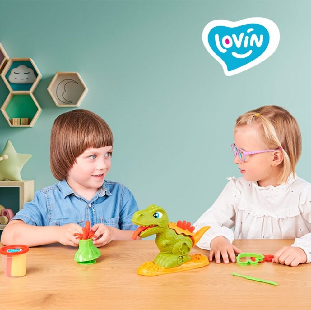 Loominguline komplekt Modelling pusle Play Dough Dino Max, 3+ aastat цена и информация | Arendavad mänguasjad | kaup24.ee