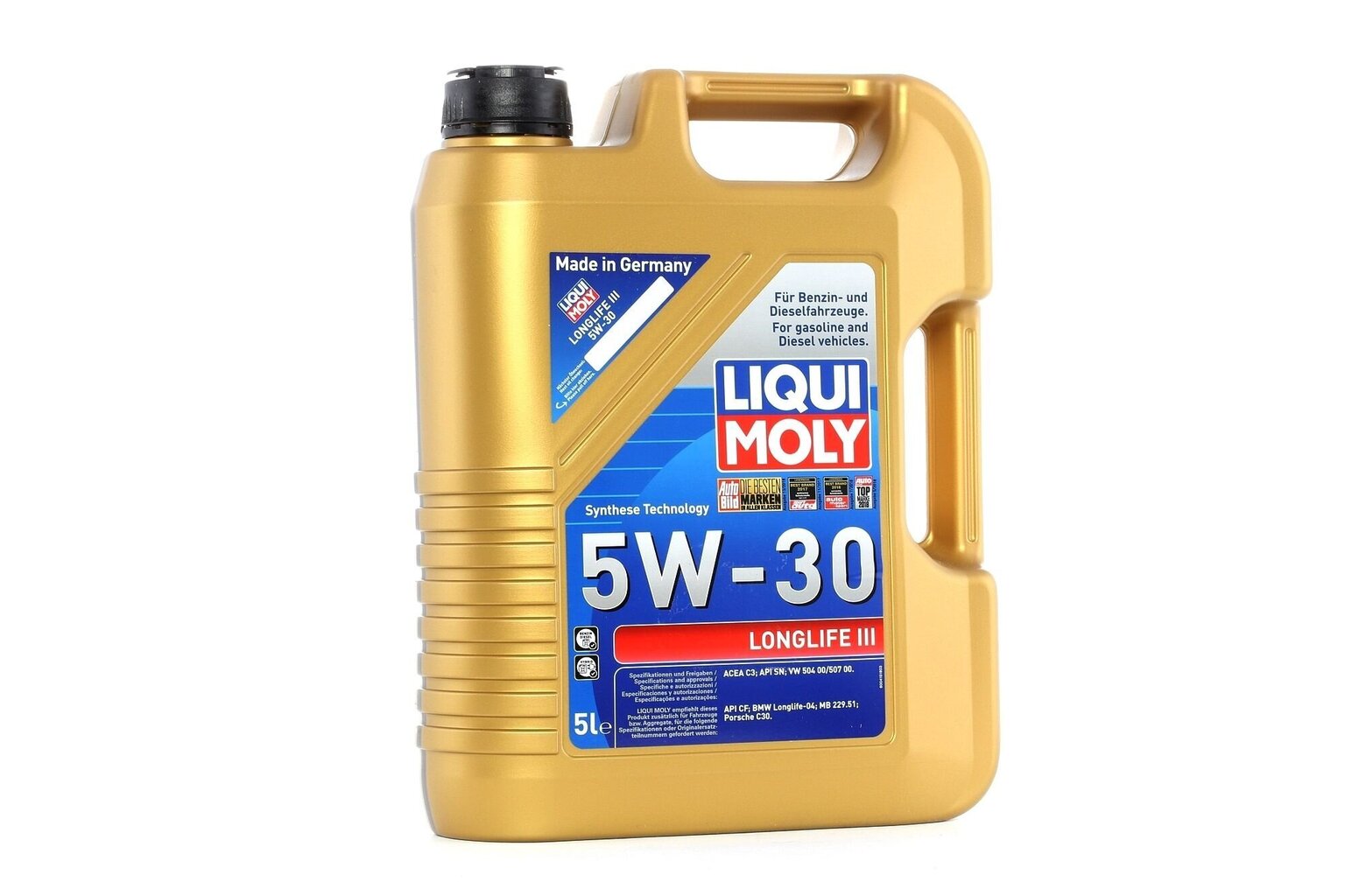 Mootoriõli Liqui Moly Longlife III 5W30, VAG grupp, 5 liitrit hind ja info | Mootoriõlid | kaup24.ee