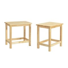 Набор из 2 стульев SoBuy FST91-NX2, коричневый цвет цена и информация | Стулья для кухни и столовой | kaup24.ee