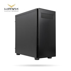 Chieftec Hawk, MidiTower, ATX, must (AL-02B-OP) цена и информация | Корпуса | kaup24.ee