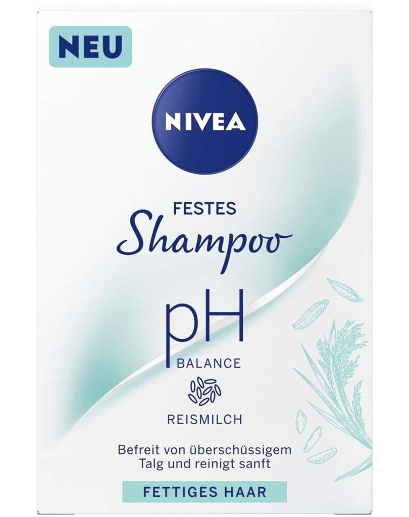 Šampoon rasustele juustele Nivea Shampoo batoon PH Balance, 75 g hind ja info | Šampoonid | kaup24.ee