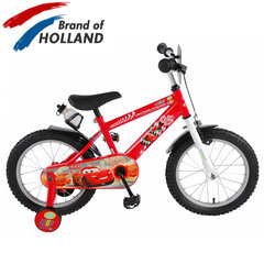 Laste jalgratas Volare 14" Disney Cars, punane цена и информация | Велосипеды | kaup24.ee