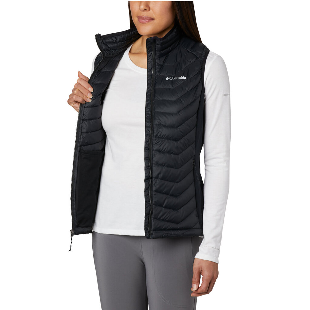 Columbia Powder Pass Vest, Must värv цена и информация | Naiste vestid | kaup24.ee