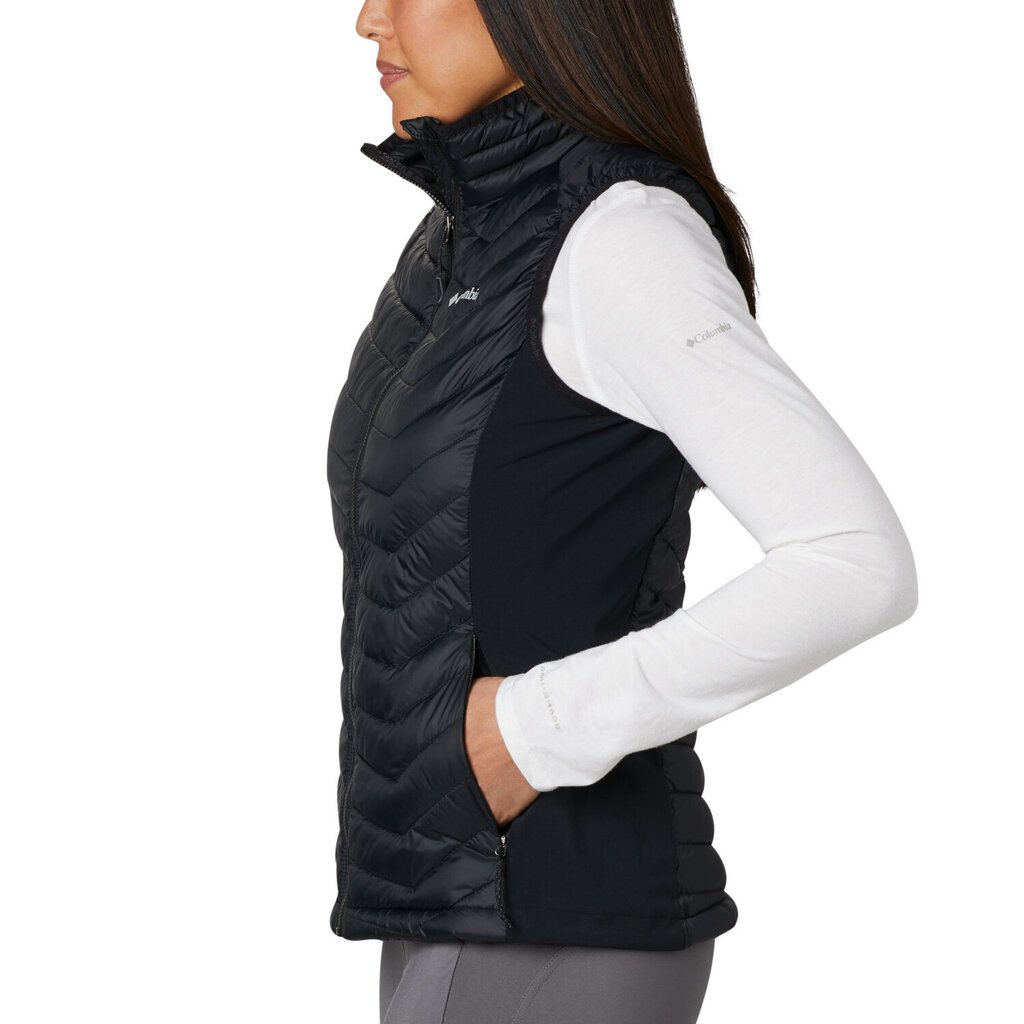 Columbia Powder Pass Vest, Must värv цена и информация | Naiste vestid | kaup24.ee