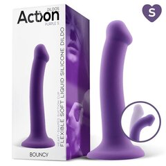 Bouncy Liquid Silicone Dildo Hiper Flexible 6,5 - 16,5 cm Suurus S Lilla hind ja info | Dildod | kaup24.ee