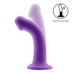 Bouncy Liquid Silicone Dildo Hiper Flexible 6,5 - 16,5 cm Suurus S Lilla hind ja info | Dildod | kaup24.ee