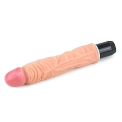 Dildo Flexi 9.5 koos vibratsiooniga Flesh цена и информация | Фаллоимитаторы | kaup24.ee