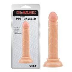 Dildo Mini Traveler 14 x 2,5 cm Flesh цена и информация | Фаллоимитаторы | kaup24.ee