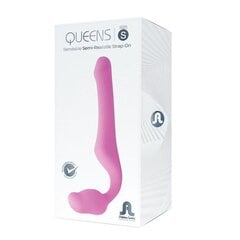 Queens S Strapless Strap-On Dildo Size S Silicone Pink цена и информация | Фаллоимитаторы | kaup24.ee