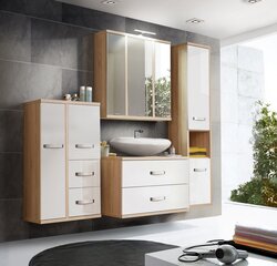 Зеркальный шкаф Ducato DCTH22, цвет дуба цена и информация | Forte Мебель для ванной | kaup24.ee