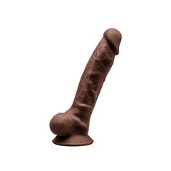 Dildo Dual Density Mod. 1 - 7 Brown hind ja info | Dildod | kaup24.ee