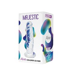 Jelly Dildo Majestic 14,7 cm hind ja info | Dildod | kaup24.ee