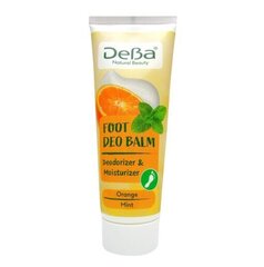 DeBa Бальзам для ног Natural Beauty Mint & Orange 75ml цена и информация | Кремы, лосьоны для тела | kaup24.ee