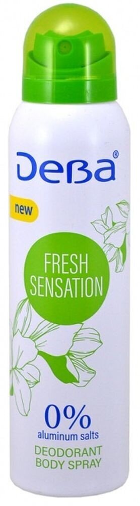Spreideodorant naistele DeBa Fresh Sensation, 150 ml цена и информация | Deodorandid | kaup24.ee