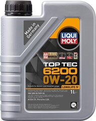 Liqui Moly 20780 Top TEC 6200 0W-20 1 L цена и информация | Моторные масла | kaup24.ee