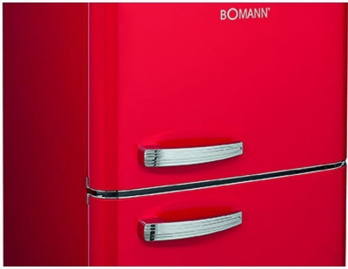 Külmik Bomann DTR353R, punane цена и информация | Külmkapid | kaup24.ee