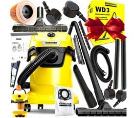 Tööstuslik tolmuimeja KARCHER 1000W цена и информация | Промышленные пылесосы | kaup24.ee