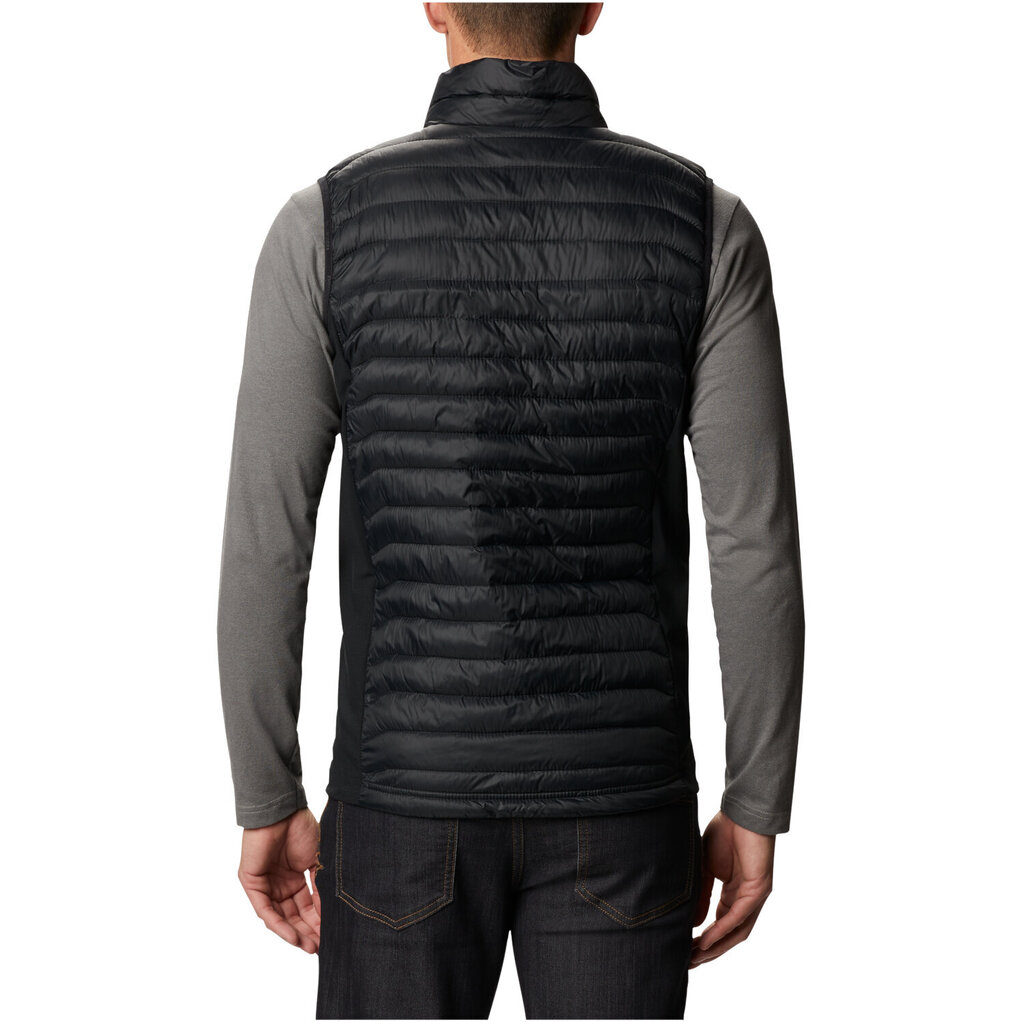 Columbia Powder Pass meeste vest, Must värv hind ja info | Meeste vestid | kaup24.ee