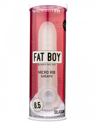 Perfect Fit Fat Boy Micro Rib Peenise varrukas XL цена и информация | Эрекционные кольца, насадки на пенис | kaup24.ee