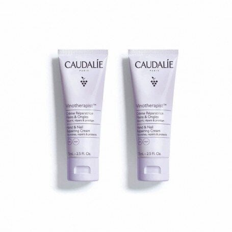 Käte- ja küünekreem Caudalie, 2x75 ml цена и информация | Kehakreemid, kehaspreid | kaup24.ee