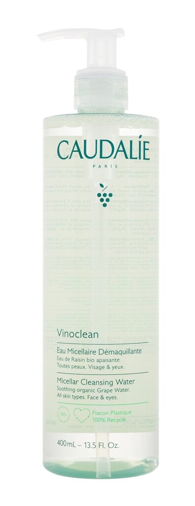 Mitsellaarvesi Caudalie Vinoclean, 400 ml цена и информация | Näopuhastusvahendid | kaup24.ee