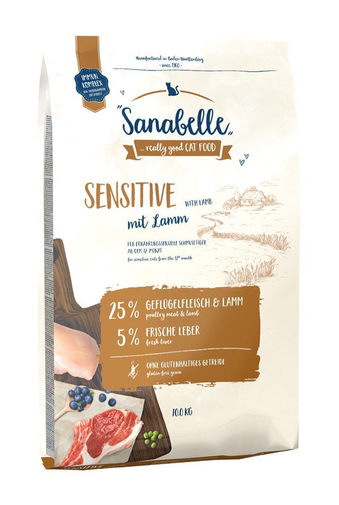 Sanabelle Sensitive Lamb 10kg цена и информация | Kuivtoit kassidele | kaup24.ee