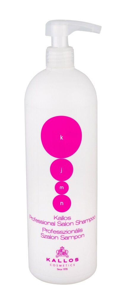 Taastav juuksešampoon Kallos Cosmetics KJMN 1000 ml цена и информация | Šampoonid | kaup24.ee