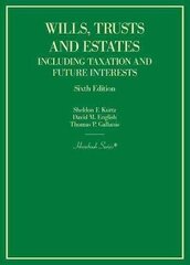 Wills, Trusts and Estates Including Taxation and Future Interests 6th Revised edition цена и информация | Книги по экономике | kaup24.ee