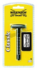 Raseerija Wilkinson Sword Classic + 5 tera meestele цена и информация | Косметика и средства для бритья | kaup24.ee