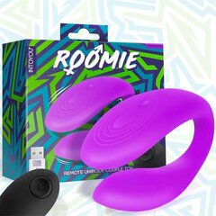 Roomie paaridele mõeldud vibraator Unibody Liquid Silicone Remote Control USB hind ja info | Vibraatorid | kaup24.ee