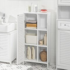 Шкаф для ванной комнаты SoBuy BZR39-W, белый цена и информация | Шкафчики для ванной | kaup24.ee