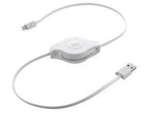 Кабель TnB Lightning/USB, выдвижной, 90 см цена и информация | Кабели для телефонов | kaup24.ee