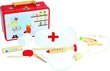 Tüdrukute arstikohver Woody 90847 Toddler Doctor atributic things set in a metallic carry case (10 pcs) цена и информация | Tüdrukute mänguasjad | kaup24.ee